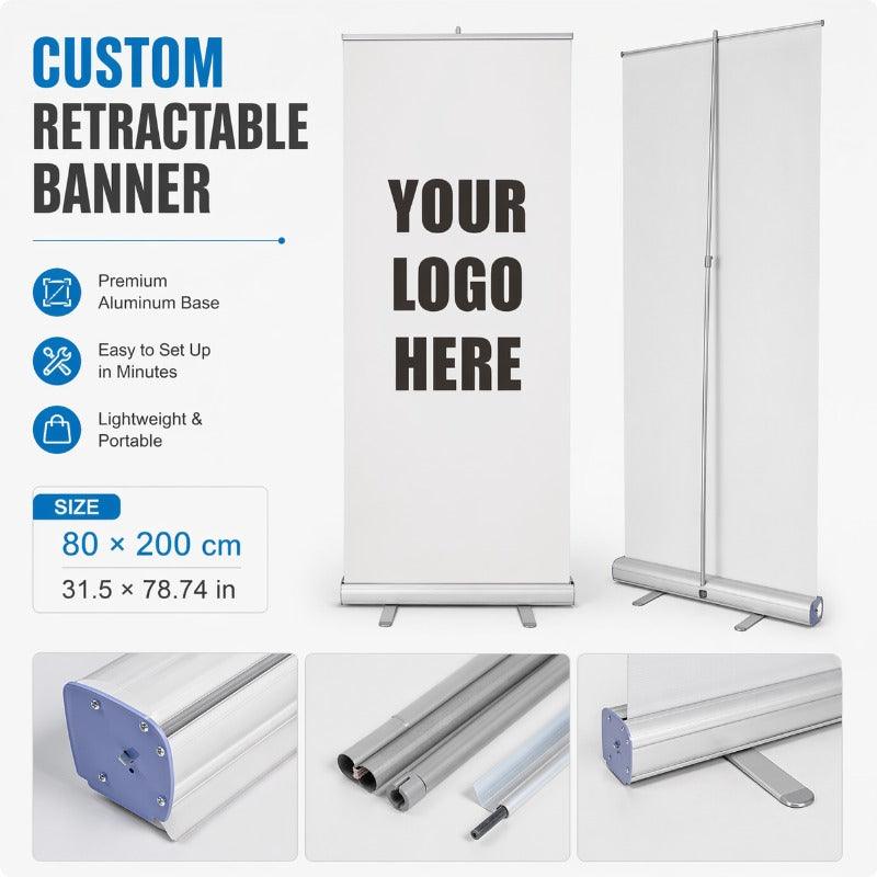 Tragbarer Teleskop-Bannerständer mit Reisetasche | Windproof | FUXLShop