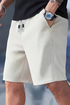 Herren Waffle Shorts – Atmungsaktive Sportshorts mit Tunnelzug