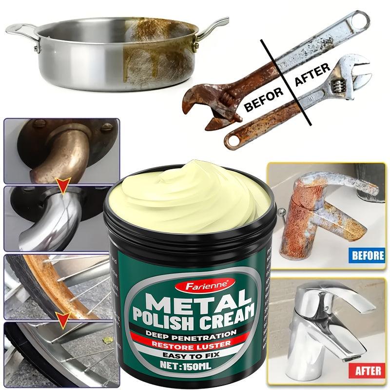 Metall-Polierpaste Universal – Chrome, Edelstahl & Oberflächen polieren & auffrischen