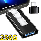 USB 3.0 Stick 4-in-1 für iPhone, iPad & Android – 256GB bis 2TB Speicher