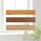 Selbstklebende PVC-Bodenbelag-Fliesen 36 Stück | Holzoptik Walnut/Oak/Log
