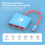 3-in-1 USB-C Hub – HDMI 4K, PD 100W Schnellladung & USB 3.0 für Switch, MacBook & Laptop