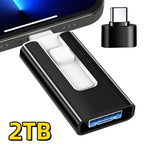 USB 3.0 Stick 4-in-1 für iPhone, iPad & Android – 256GB bis 2TB Speicher