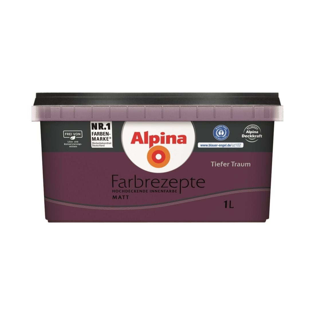 Alpina Color Recipes Wandfarbe 1 Liter – Matt, Geruchsarm, Hohe Deckkraft