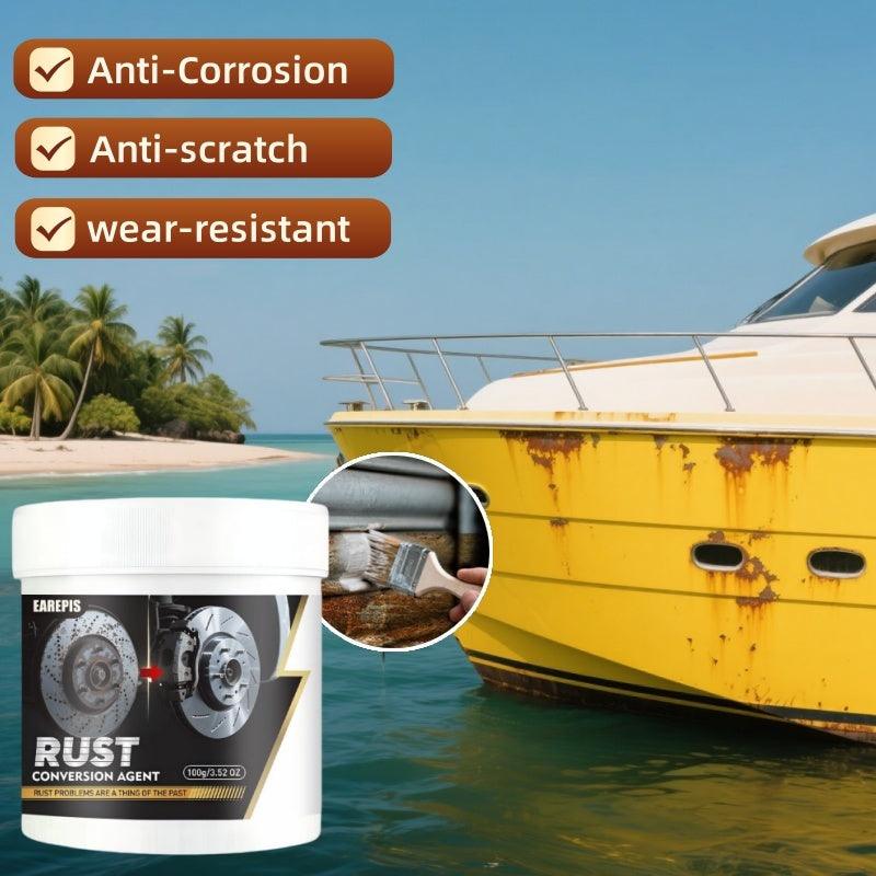Rostschutzfarbe wasserbasis – Rostumwandler für Boot, KFZ & Rahmen inkl. Pinsel