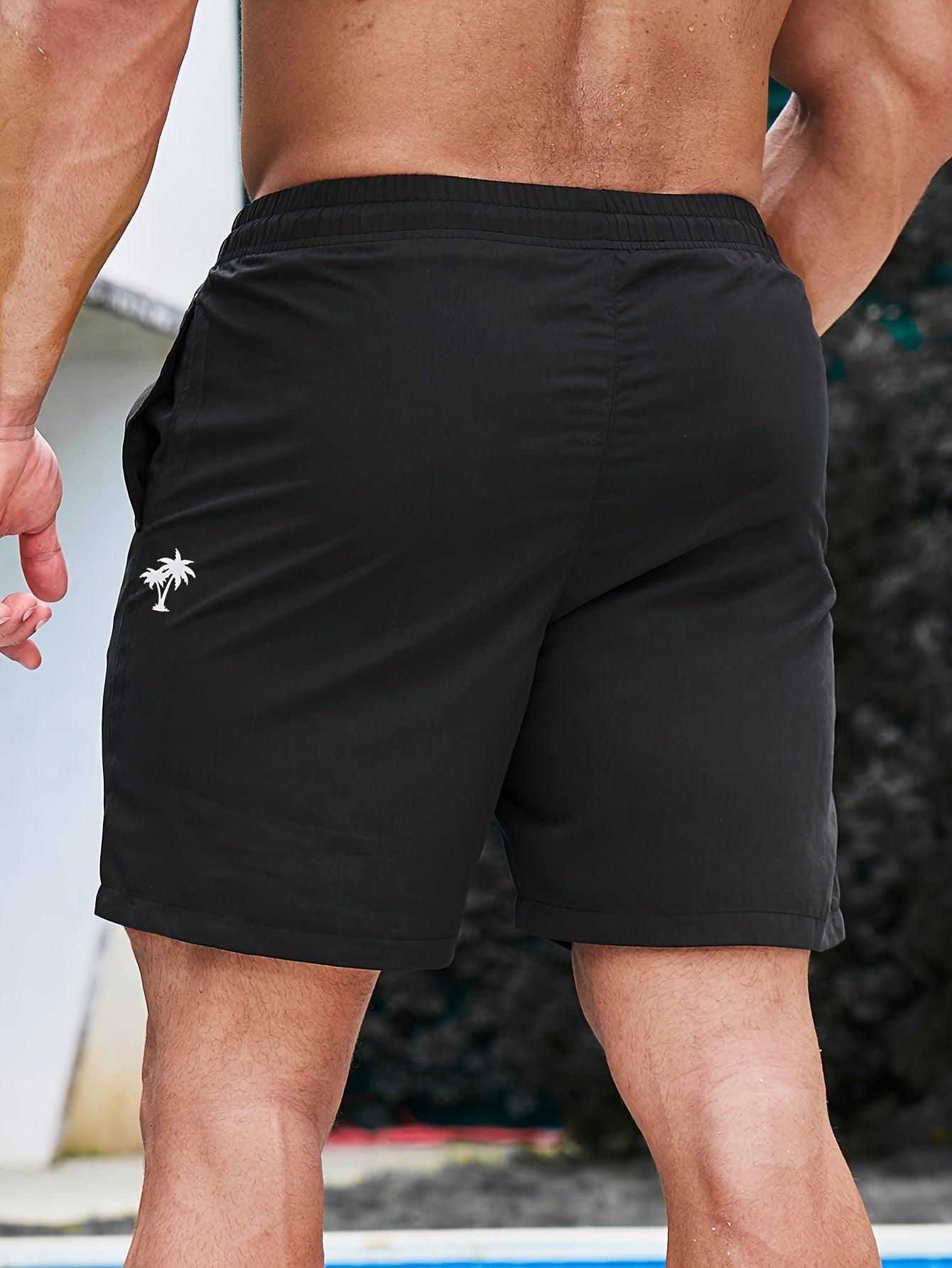 Herren Badeshorts – Coco Beach Swim Trunks mit Tropenprint