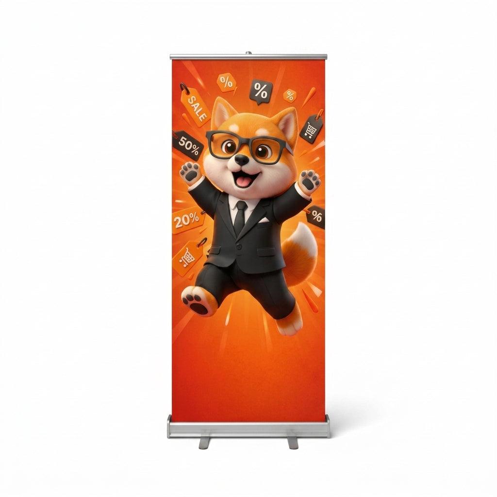 Pop-up Bannerständer | Sternenhimmel Gold & Schwarz | FUXLShop