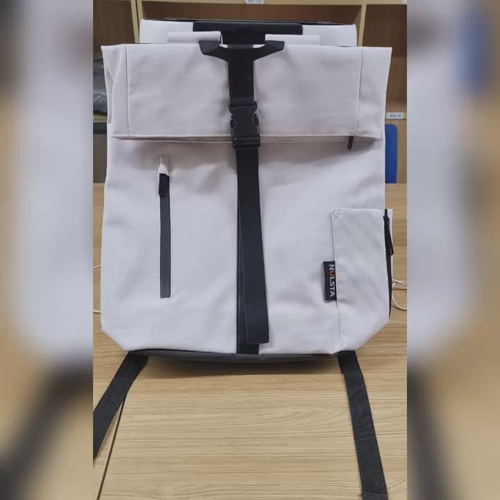Leichter Reiserucksack 20–25L – Diebstahlsicher, Canvas, 6 Farben, Schule & Alltag